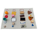 Bag Full of Objects with Embroidered Mat Or Embroidered Mat Only