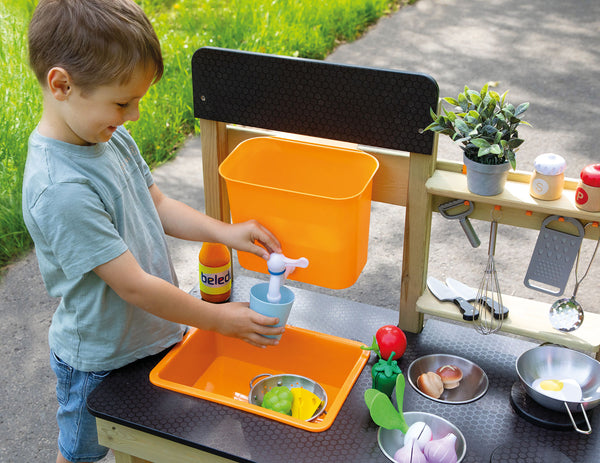 Furniture: Mini Mobile Outdoor Play Kitchen