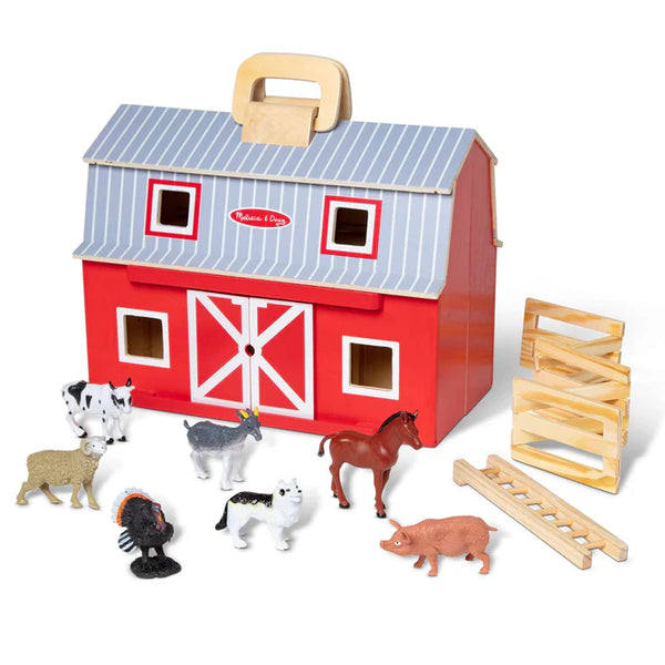 Foldable Wooden Farm Set