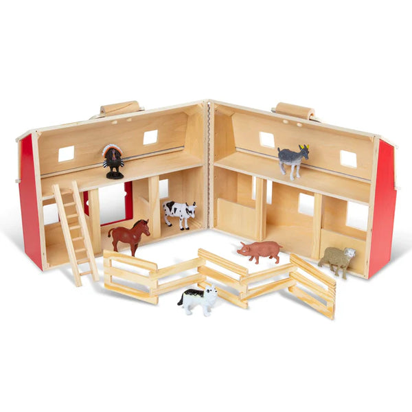 Foldable Wooden Farm Set