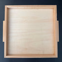 Tray: Birch Hardwood Tray with Extended Handles