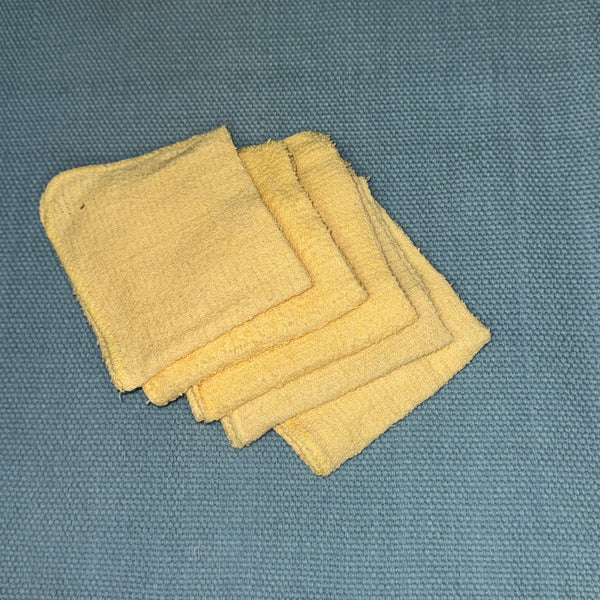 Washcloth; Terry Thin Washcloth Sets of 5