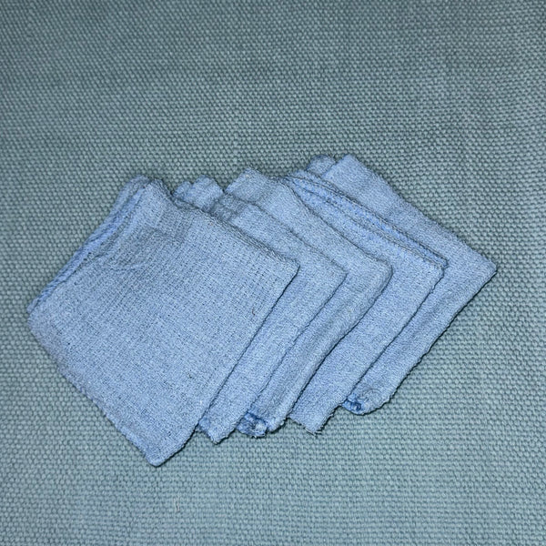 Washcloth; Terry Thin Washcloth Sets of 5