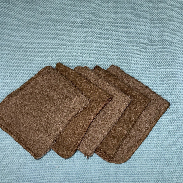 Washcloth; Terry Thin Washcloth Sets of 5