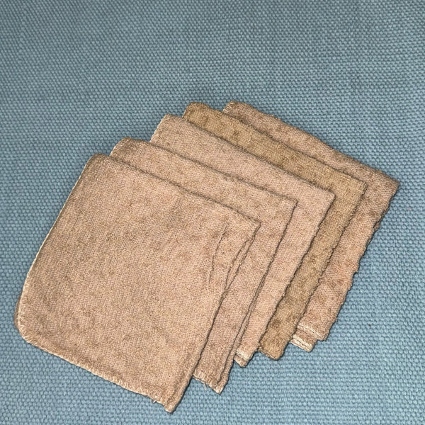 Washcloth; Thin waffle washcloth sets of 5