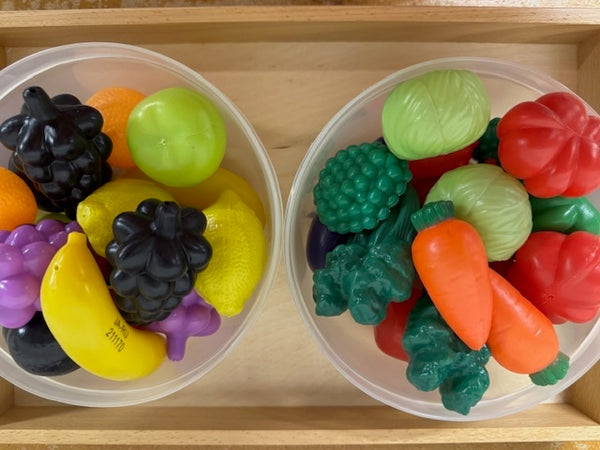 34 Piece of Play Fruits and Vegetables