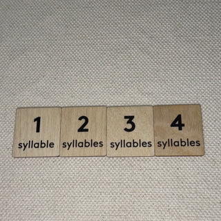 Bag Full of Objects: Syllable Count 