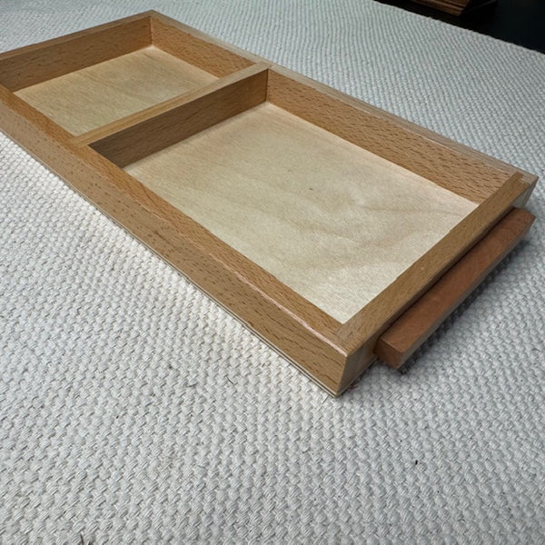 Wooden Two Part Tray