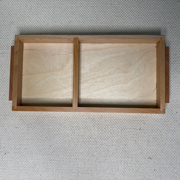 Wooden Two Part Tray