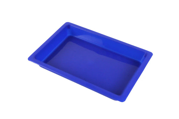 Tray: Small Blue Plastic Tray